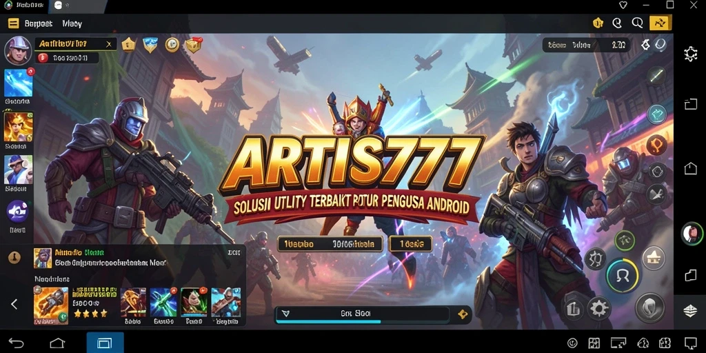 Tampilan antarmuka ARTIS777 yang intuitif dan fungsional.