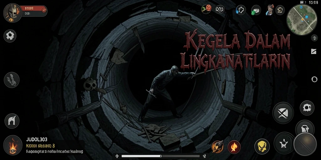 Screenshot gameplay JUDOL303 menangkap momen ketegangan yang mendebarkan.