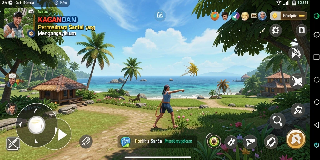 Tampilan gameplay KAGANDAN yang mengasyikkan dan penuh warna.