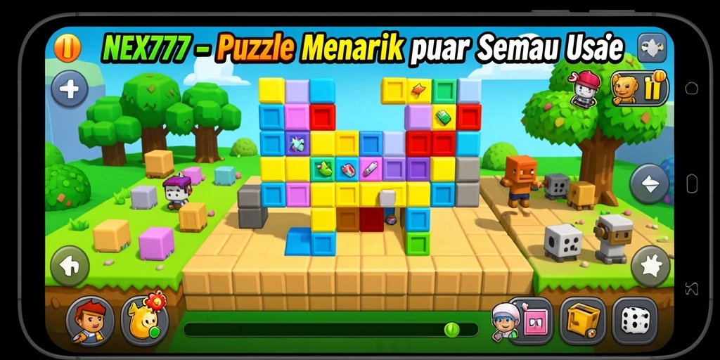 Screenshot NEX777 menampilkan gameplay Puzzle yang mengasyikkan.
