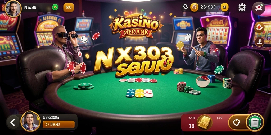 Tampilan gameplay seru dan menarik dari NX303 dalam permainan Kasino.