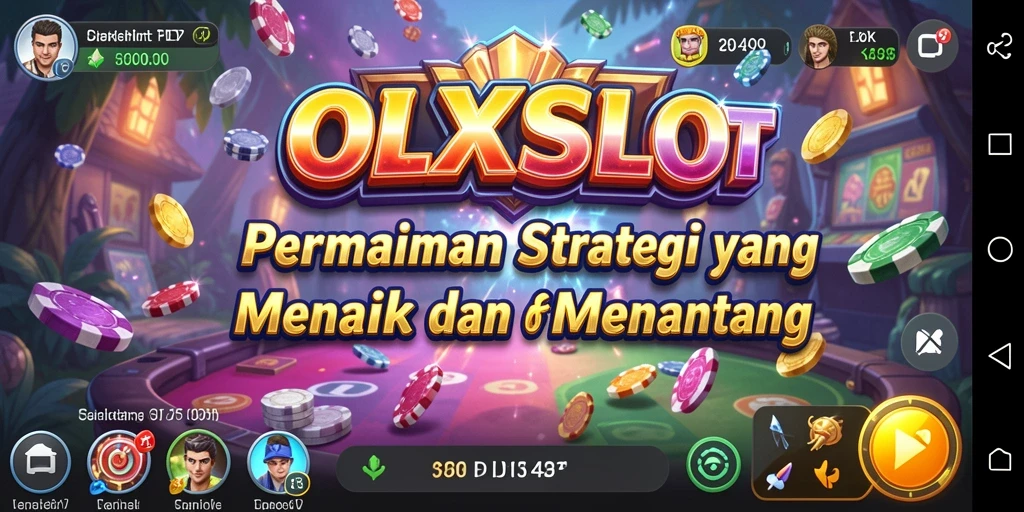 Screenshot OLXSLOT menampilkan gameplay strategi yang seru.