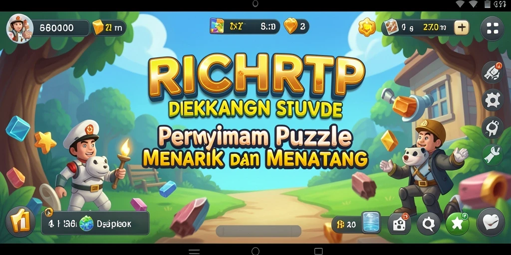 Tampilan gameplay RICHRTP yang menantang dan seru.