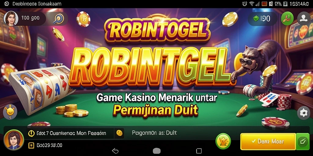 Screenshot utama dari gameplay menarik di ROBINTOGEL.